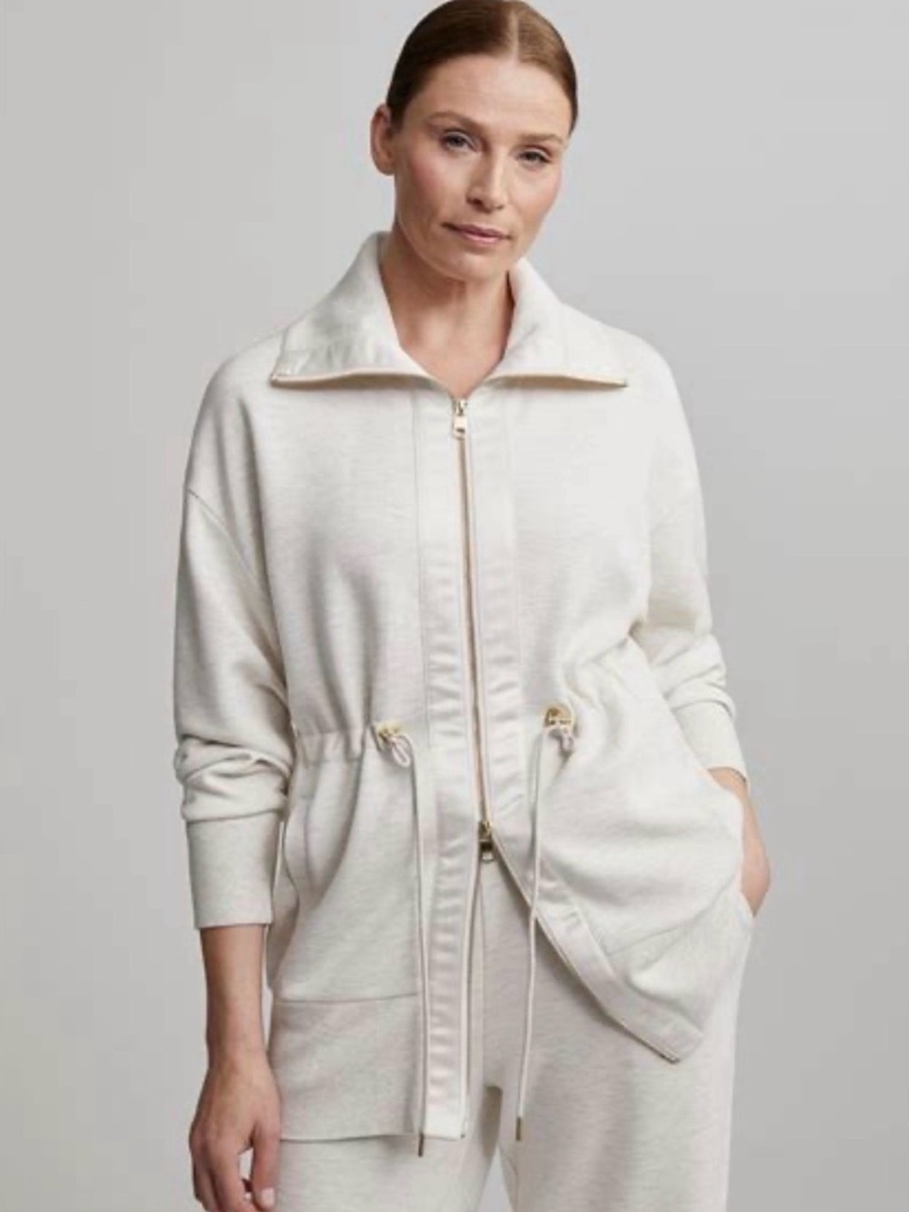 Varley Ridgefield Longline Jacket in Heather Gray NWOT Small